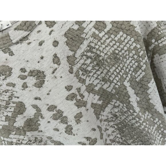 Rag & Bone Snake Print T-Shirt Size Small - Picture 4 of 7